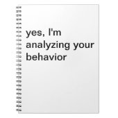 Het analyseren van Uw Notitieboek van het Gedrag (Voorkant)