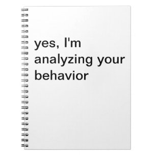 Het analyseren van Uw Notitieboek van het Gedrag