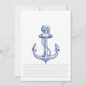 Het Anchor Faith Hope Love Script Wedding Kaart (Achterkant)