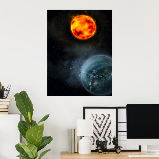 het andere Poster van het sterrenstelsel (Thuiskantoor)