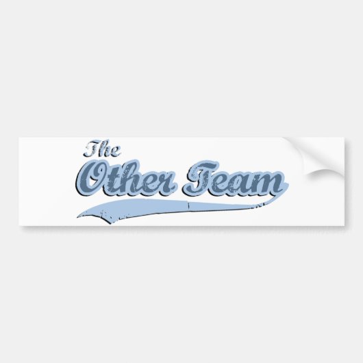 HET ANDERE TEAM BLAUW -.png Bumpersticker (Voorkant)