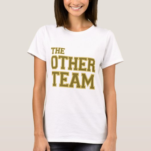Het andere Team (goud) T-shirt (Voorkant)