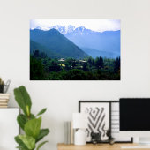 Het Andes-gebergte in Chili Poster (Thuiskantoor)