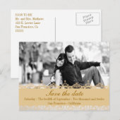 Het Anette-Save the Date Briefkaart (Voorkant / Achterkant)