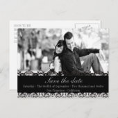 Het Anette-Save the Date Briefkaart (Voorkant / Achterkant)