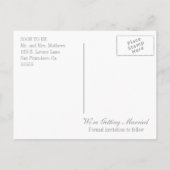 Het Anette-Save the Date Briefkaart (Achterkant)