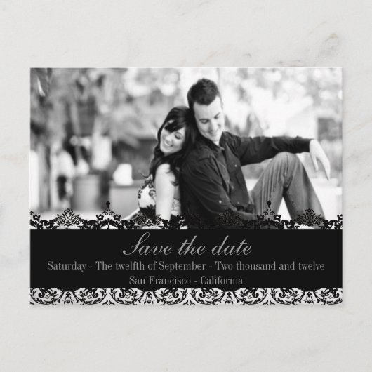 Het Anette-Save the Date Briefkaart (Voorkant)
