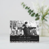 Het Anette-Save the Date Briefkaart (Staand voorkant)