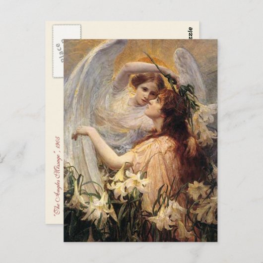 Het Angels Bericht Briefkaart (Voorkant / Achterkant)