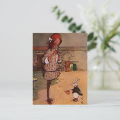 Het angrikonijn briefkaart (Staand voorkant)