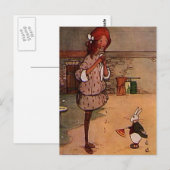 Het angrikonijn briefkaart (Voorkant / Achterkant)