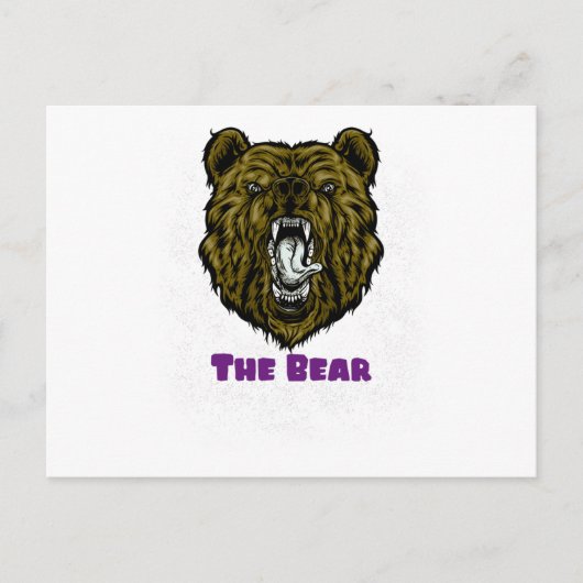 Het Angry Brown Beer Briefkaart (Voorkant)