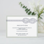 Het anker | Huwelijksreceptie Behuizing Kaart (Staand voorkant)