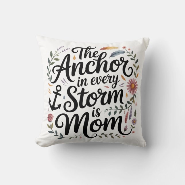 Het anker in elke storm is mama kussen (Voorkant)