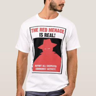 Het anticommunistische Poster van de Rode Maan T-shirt