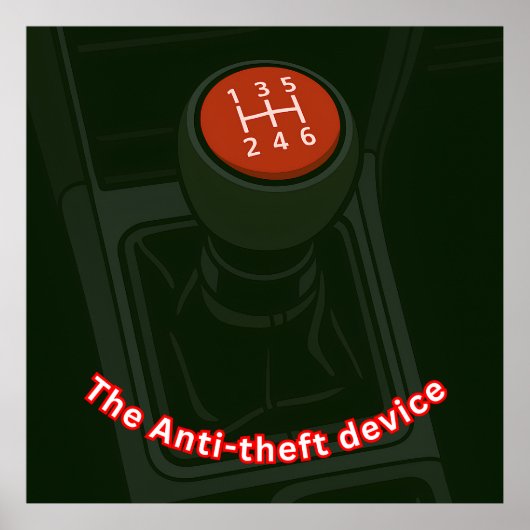 Het Antidiefstalapparaat Poster (Voorkant)