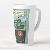 Het Antidiefstalapparaat (Stuur Schakeling) Latte Mok (Rechterhoek)