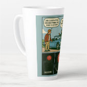 Het Antidiefstalapparaat (Stuur Schakeling) Latte Mok (Linkerhoek)