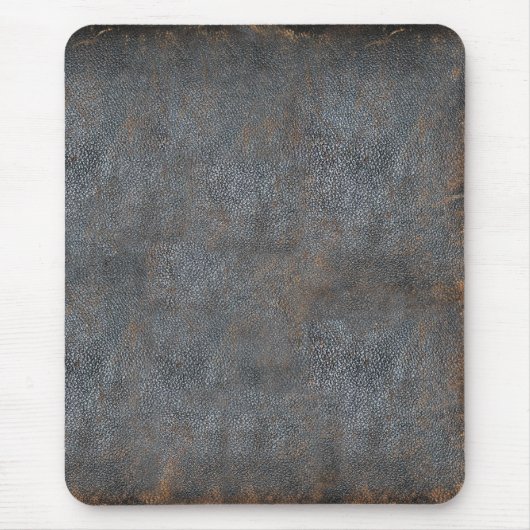 Het Antiek boek van het leder van de worn ziet eru Muismat (Voorkant)