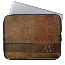 Het antiek Bruine Ontwerp van het Boek Laptop Sleeve