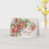 Het antiek herinnert me Wenskaart Kaart (Gele Bloem)