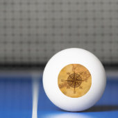 Het antiek Kompas van de Stijl nam toe Pingpongbal (Net)