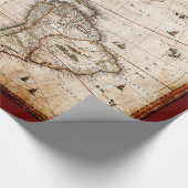 Het Antiek oude continent van Amerika Cadeaupapier (Hoek)