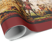 Het Antiek oude continent van Amerika Cadeaupapier (Rol Hoek)