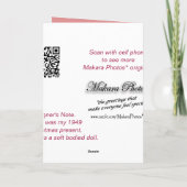 Het antiek Pasteitje van Doll personaliseert Feestdagen Kaart (Achterkant)