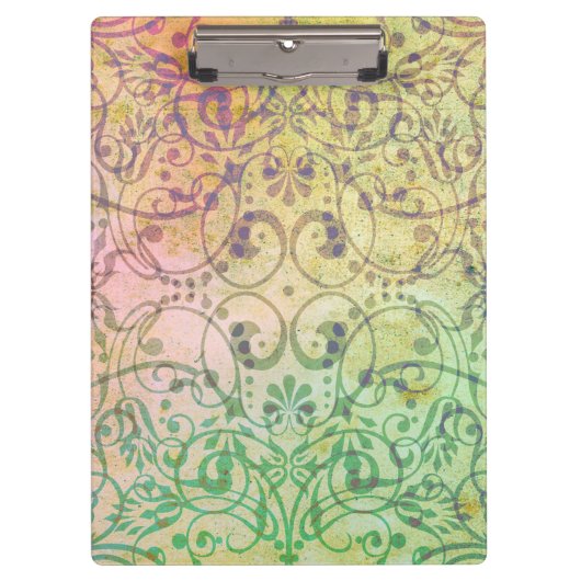 Het Antiek Patroon van het Ornament van ARTs voor  Klembord (Voorkant)