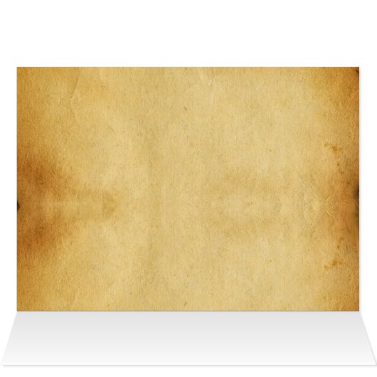 Het Antiek perkamentegment VITRUVIAN MAN (Binnen Horizontaal (Boven))