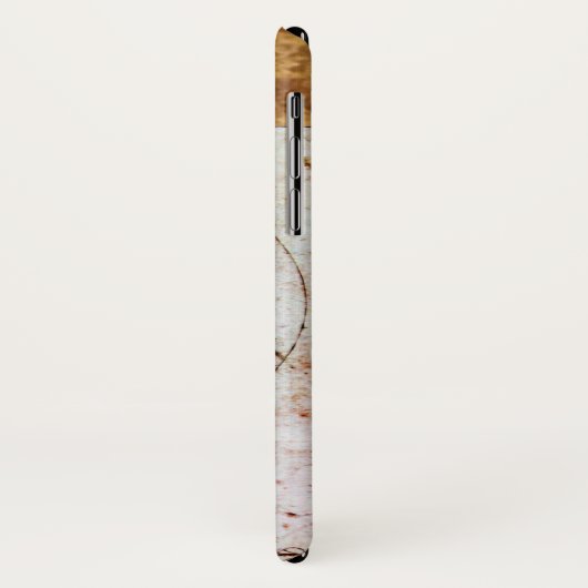 Het Antiek perkamentegment VITRUVIAN MAN Case-Mate iPhone Case (Achterkant/links)