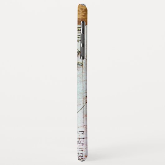 Het Antiek perkamentegment VITRUVIAN MAN Case-Mate iPhone Case (Achterkant/links)