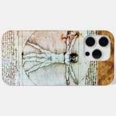 Het Antiek perkamentegment VITRUVIAN MAN Case-Mate iPhone Case (Achterkant (horizontaal))