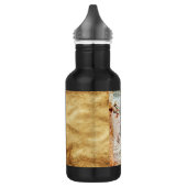 Het Antiek perkamentegment VITRUVIAN MAN Waterfles (Links)