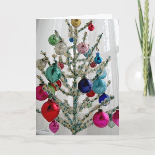 Het antiek Personaliseerbare Wenskaart van de Feestdagen Kaart (Voorkant)