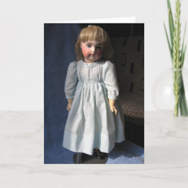 Het antiek Wenskaart van Doll van de Vissoep - Kaart