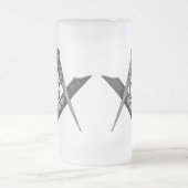 Het antient matglas bierpul (Center)