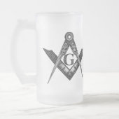 Het antient matglas bierpul (Links)