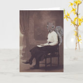 Het antropomorfe Lege Wenskaart van de Vrouw van Kaart (Gele Bloem)