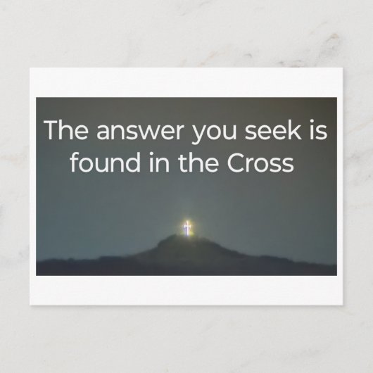 Het antwoord dat u zoekt briefkaart (Voorkant)