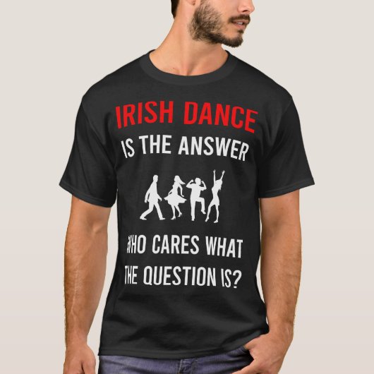 Het Antwoord Ierse Dans Danser T-shirt (Voorkant)