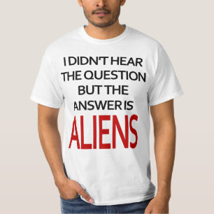 Het antwoord is Aliens T-shirt