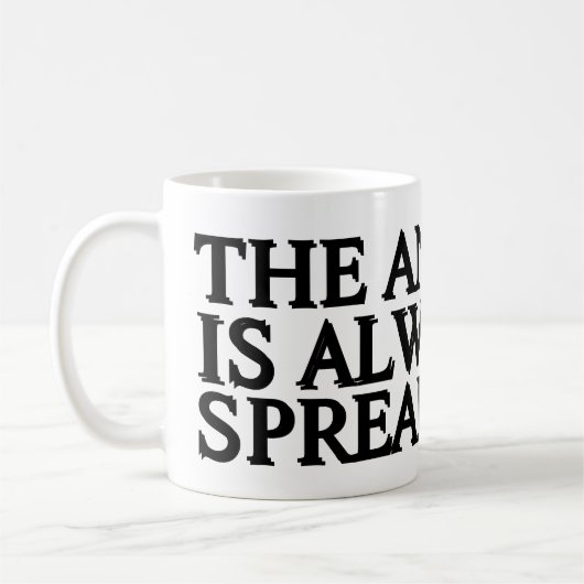 Het antwoord is altijd een spreadsheet koffiemok (Links)