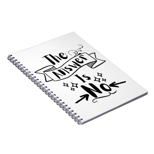 Het antwoord is geen grappig Notitieboek van het C (Rechterzijde)
