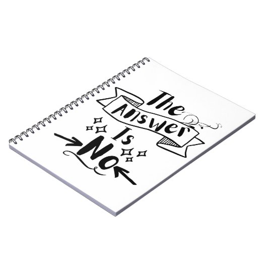 Het antwoord is geen grappig Notitieboek van het C (Linkerzijde)