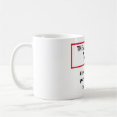 Het antwoord is GEEN grappige humor leuk gepersona Koffiemok (Links)