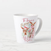 Het antwoord is GOATS - Waterverf Baby Latte Mok (Rechterhoek)