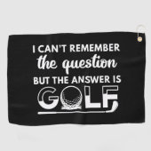 Het antwoord is Golf Golfhanddoek (Horizontaal)