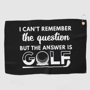 Het antwoord is Golf Golfhanddoek
